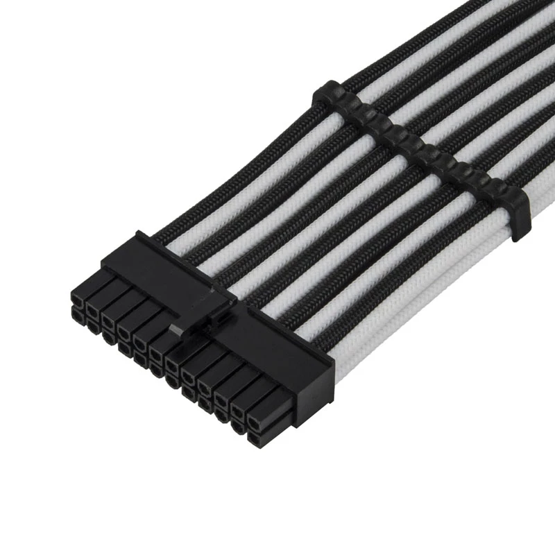 Cavo di prolunga ATX SILVERSTONE SST-PP07E-MBBW 30 cm nero/bianco