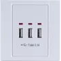Presa con USB ShiverPeaks BS60065 bianco