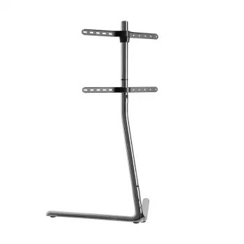 Supporto TV con base a V cromato