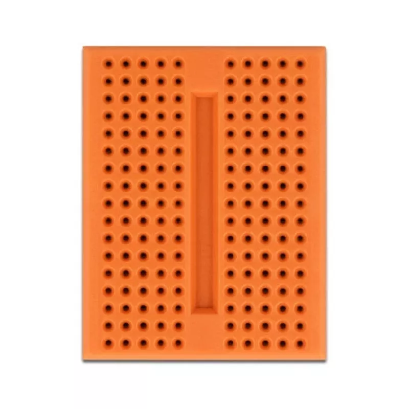 Breadboard DELOCK 18319, scheda di prototipazione in plastica, arancione, 36×46×10 mm