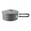 ESBIT PT1100HA Set da cucina da campeggio – pentola in alluminio 1,1 L, Ø14,8 cm, 227 g, nero