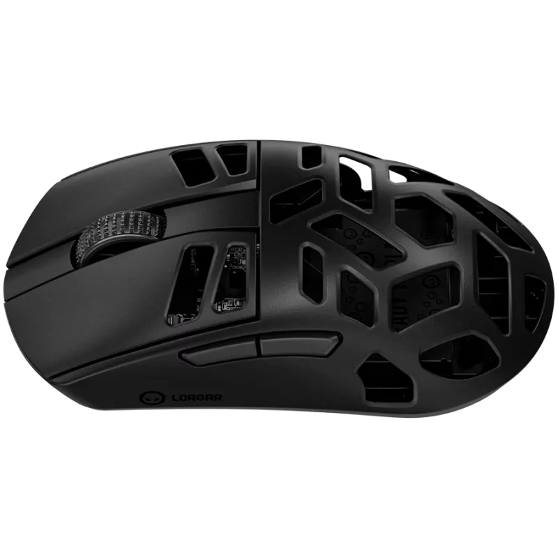 LORGAR MSE90W, lega di magnesio mouse da gaming wireless Elite, nero