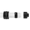 Raccordo Alphacool 17473 — ottone 23 mm altezza, 26 mm diametro, nero