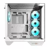 Case PC Darkflash DY470 (bianco) + 4 ventole