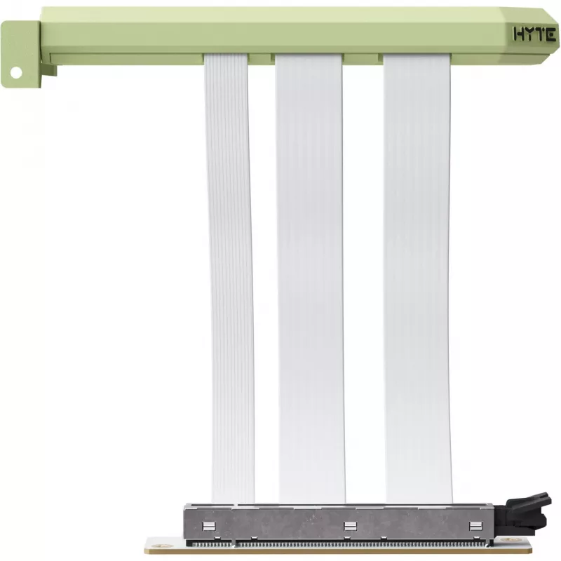 Riser PCIe 5.0 Hyper di HYTE, 20 cm, verde/bianco (ACC-HYTE-PCIE50-MM)