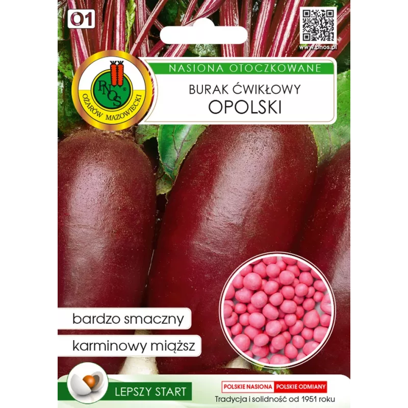 PNOS barbabietola Opole semi confettati, confezione da 100