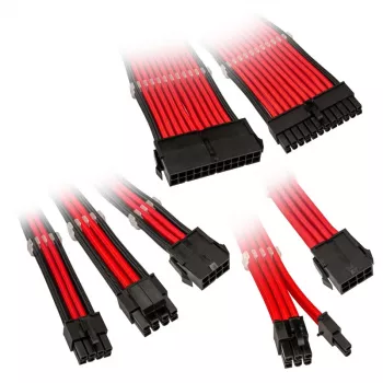 Kit prolunga cavi Kolink Core Adept rosso 0,35 m 6 pz.