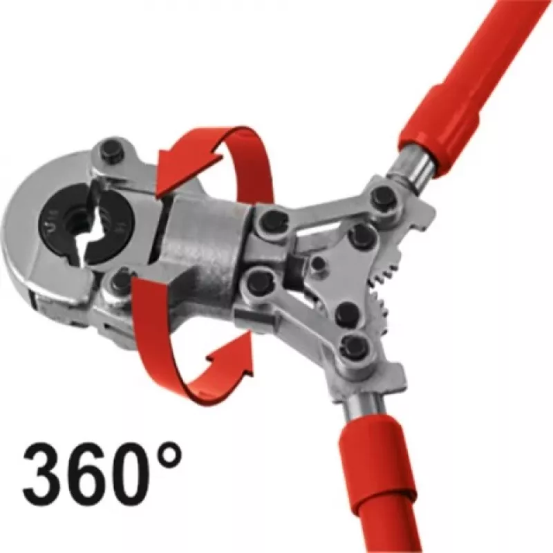 Yato PEX-AL-PEX pinza crimpatrice manuale con set da 8 ganasce