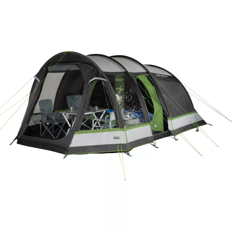 Tenda tunnel per famiglie Bozen 6.0 (grigio/verde)