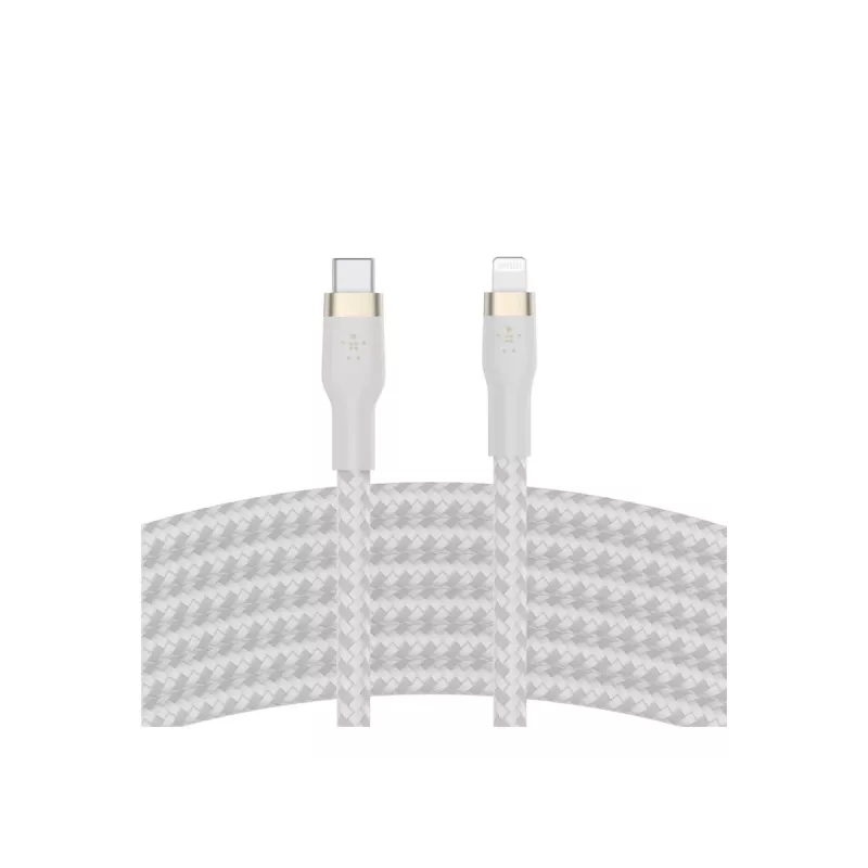 Belkin CAA011BT3MWH Cavo Lightning 3 m bianco