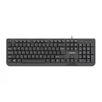Tastiera NATEC TROUT SLIM USB, layout US, nero