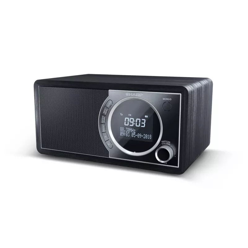 Radio digitale Sharp DR-450 – nero, personale, digitale, DAB, DAB+, FM, 87,5 – 108 MHz, 174,928 – 239,2 MHz, 3 W