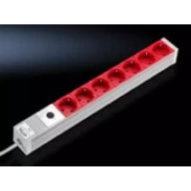 Rittal - cavo di prolunga (rack - montabile su rack) - 7 connettori maschio di uscita (7240.260)