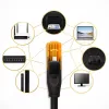 Cavo patch di rete UTP Cat6 QOLTEC 25 m, 2×RJ45, nero