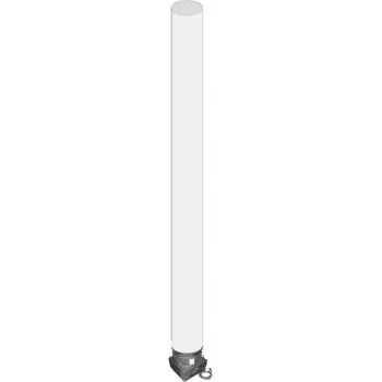 Tubo in tessuto EUROLITE 51116300 — bianco, lunghezza 5 m, guaina per luce/decorazione
