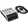 Caricabatterie Ansmann Comfort Smart per batterie domestiche USB