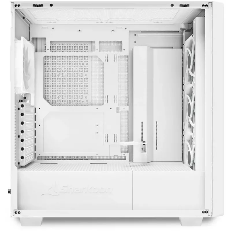 Sharkoon REBEL C70G RGB full tower bianco, legno