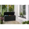 Box da esterno Keter 249722 270 L, resistente alle intemperie, grafite, rettangolare 1180×440×580 mm