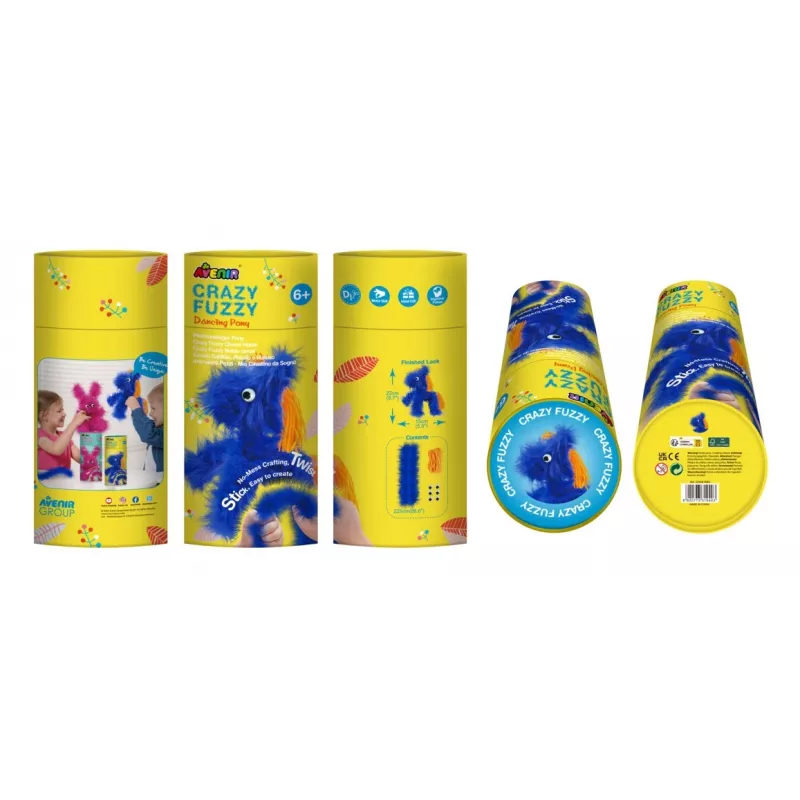 Set creativo Crazy Fuzzy - pony peloso danzante