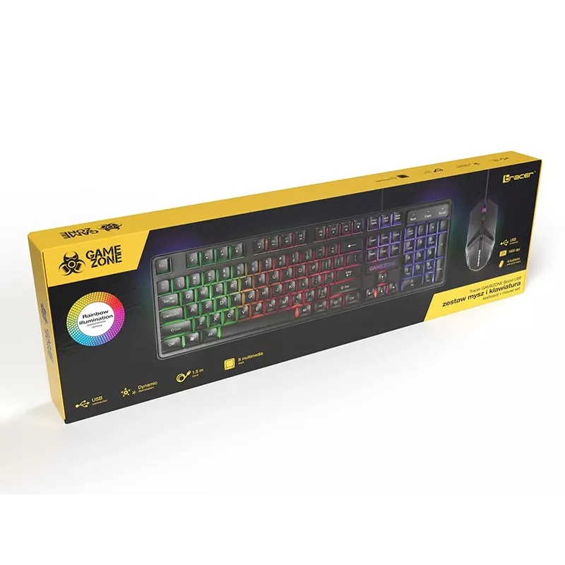 Tastiera e mouse Gamezone Boost USB