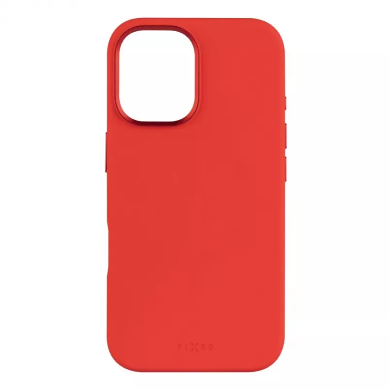 Fixed MagFlow | Cover posteriore | Apple | iPhone 16 | Silicone liquido | Rosso