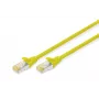 Cavo patch Digitus CAT 6A S/FTP DK-1644-A-0025/Y 0,25 m giallo