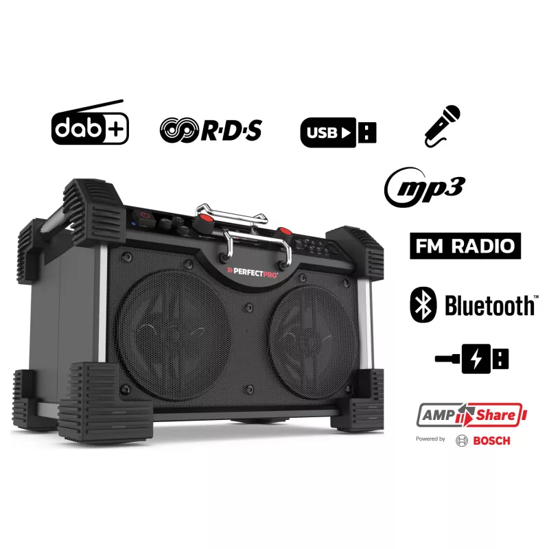 Radio da cantiere Perfectpro ROCKHART 18V