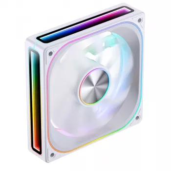 Ventola di raffreddamento PWM ARGB 120mm Jonsbo ZA-120 bianco — modello ZA-120W, controllo PWM, illuminazione ARGB