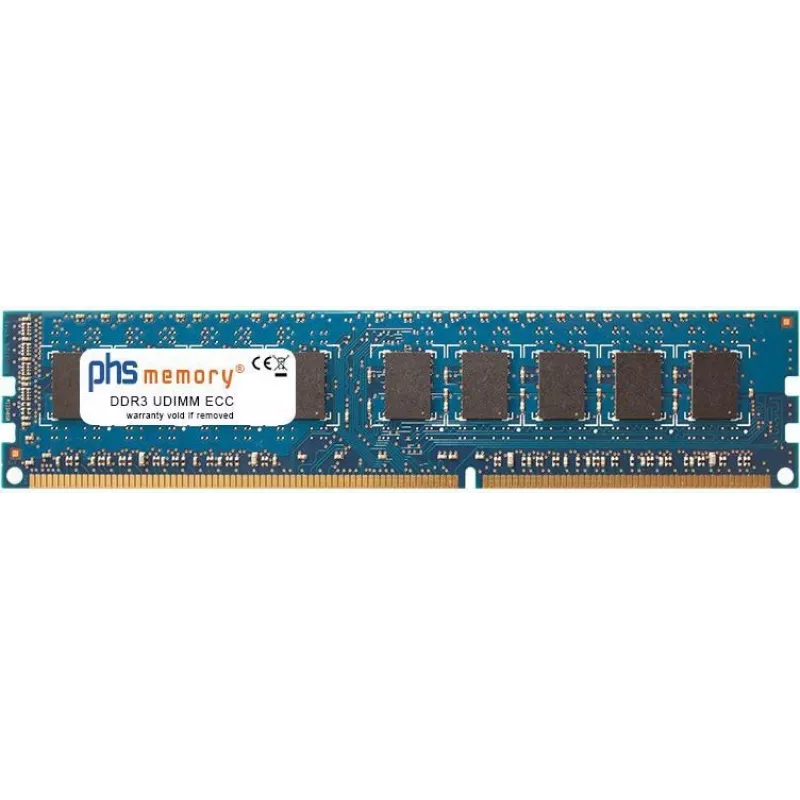 PHS-memory 8GB RAM memoria per Apple Mac Pro Quad Core 3,2GHz Server (metà 2010) DDR3 UDIMM ECC 1066MHz (SP125211)