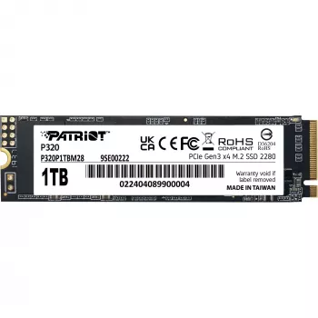 Unità SSD Patriot P320 1 TB M.2 2280 PCIe 3.0 x4 NVMe