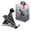 Supporto auto Crong CRG-CH4-BLK per smartphone — design compatto regolabile