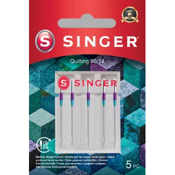 Singer | Ago per quilting 90/14 confezione da 5