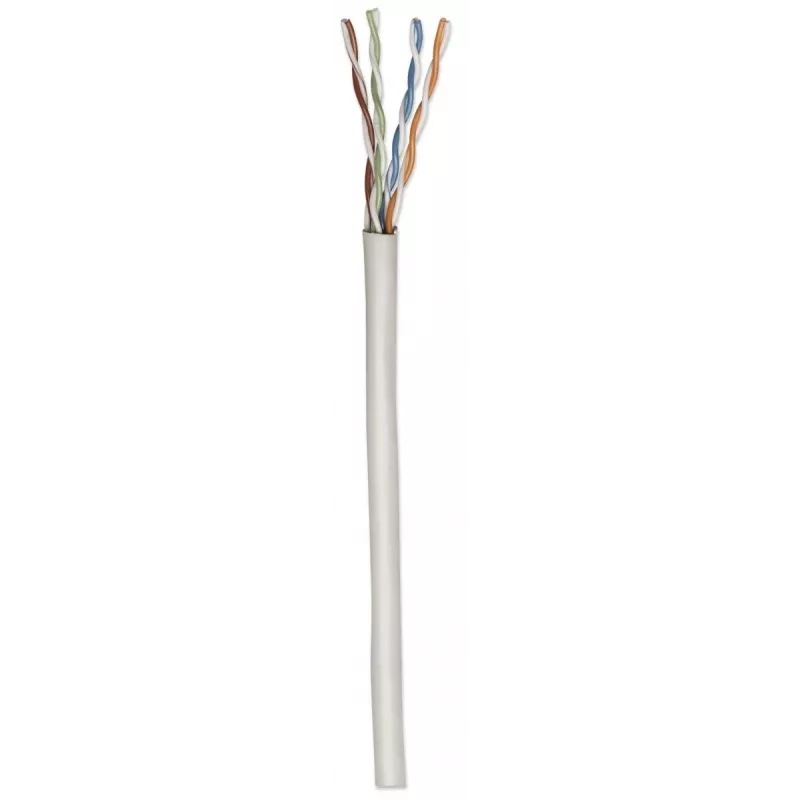 Intellinet 362320 cavo di installazione Cat5e U/UTP, conduttore rigido, CCA, 305 m, grigio