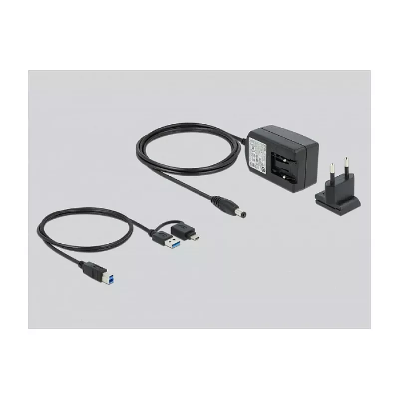 Docking station USB DeLOCK 87771 doppio HDMI Full-HD USB 3.2 LAN audio