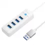 Hub USB ORICO 4 porte USB 3.0 PW4U-U3 — 4 connettori USB-A, trasferimento USB 3.0