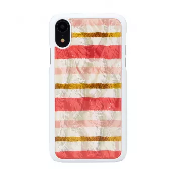 Custodia protettiva iKins per iPhone XR — design Short Cake, bianco