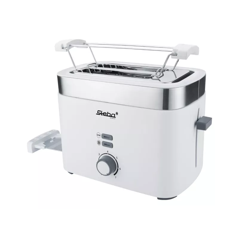 Tostapane Steba TO 10 BIANCO 2 fette 930 W argento bianco