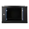 EXTRALINK LITE 6U 530X400 armadio rack a parete nero con ripiano