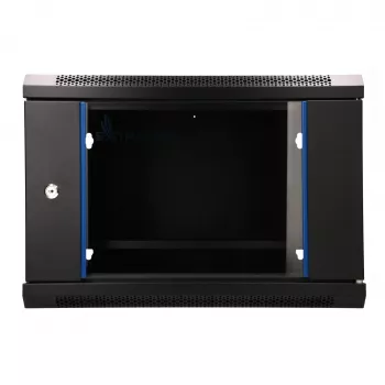 EXTRALINK LITE 6U 530X400 armadio rack a parete nero con ripiano