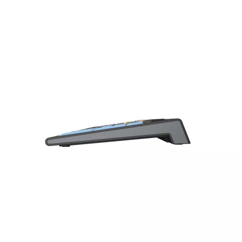 Tastiera Logickeyboard LKB-CBASE-A2PC-FR universale USB AZERTY francese nera