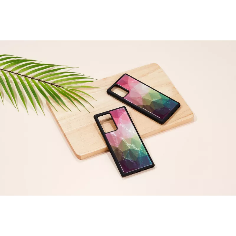 Custodia protettiva iKins per Samsung Galaxy Note 20 Ultra – design Water Flower, nero