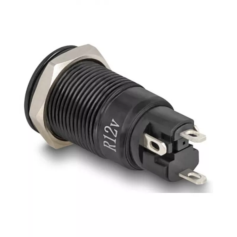 Interruttore a pressione DELOCK 22014, 12 mm, 12 V
