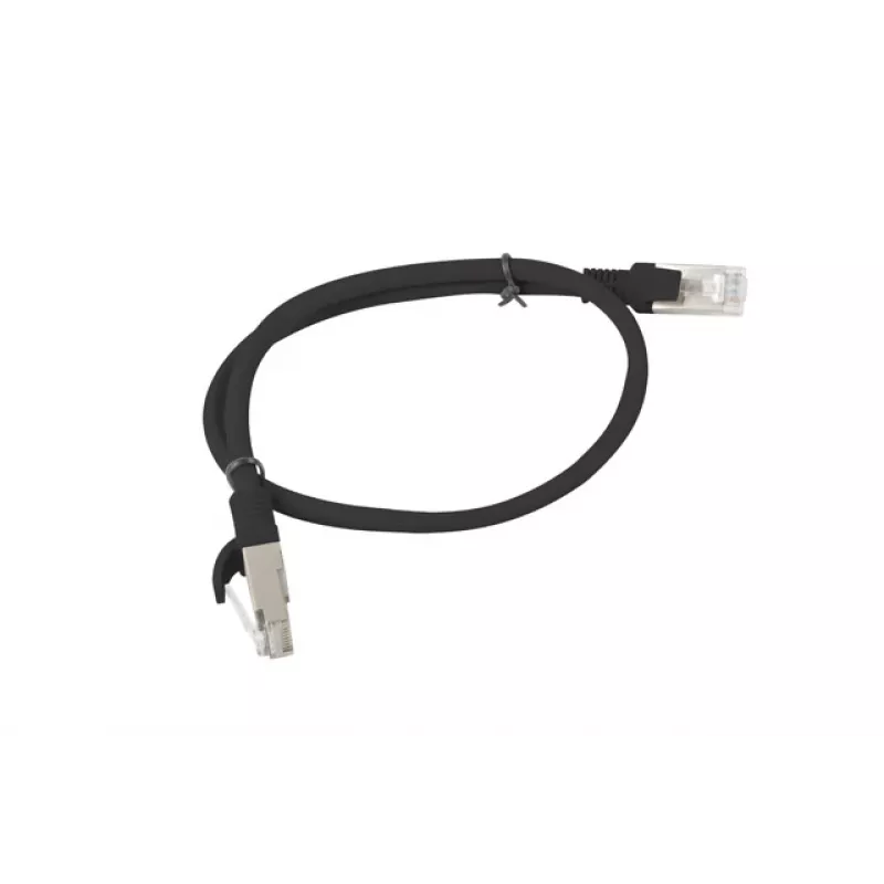 LANBERG PCU6-10CC-0050-BK cavo patch RJ45 Cat. 6 UTP 0,5 m nero