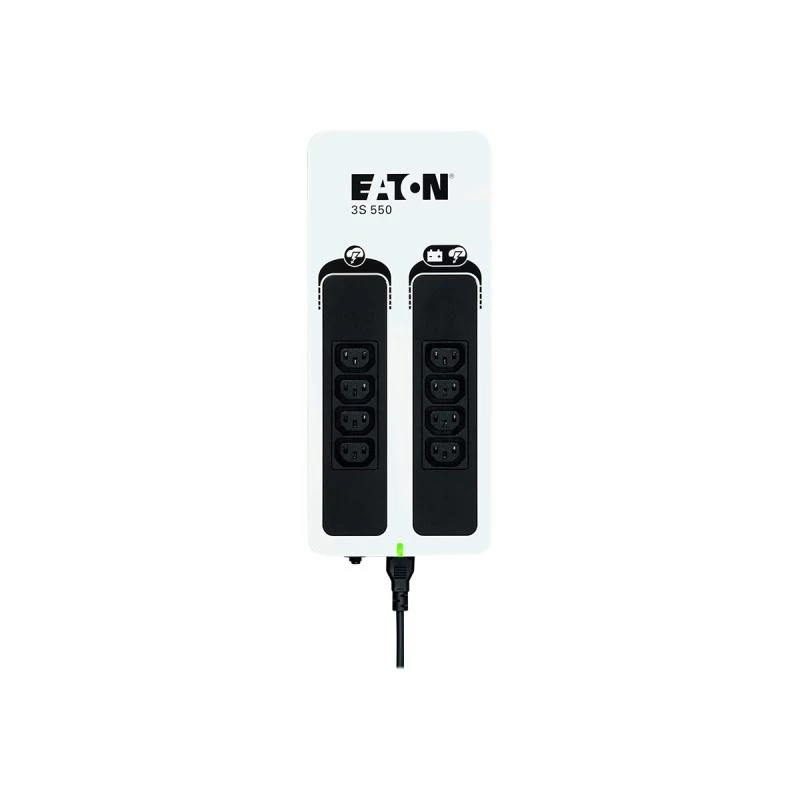 Eaton 3S550I UPS (gruppo di continuità) Standby (Offline) 0,55 kVA 330 W 8 uscite AC