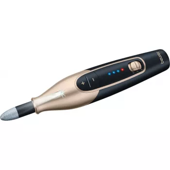 Apparecchio per la cura delle unghie Beurer MP 84 Special Edition oro — set elettrico per manicure/pedici, compatto per uso domestico