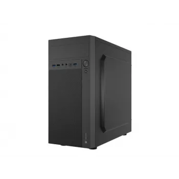 Case PC NATEC Helix Mini Tower nero — microATX/Mini-ITX, 3×3,5
