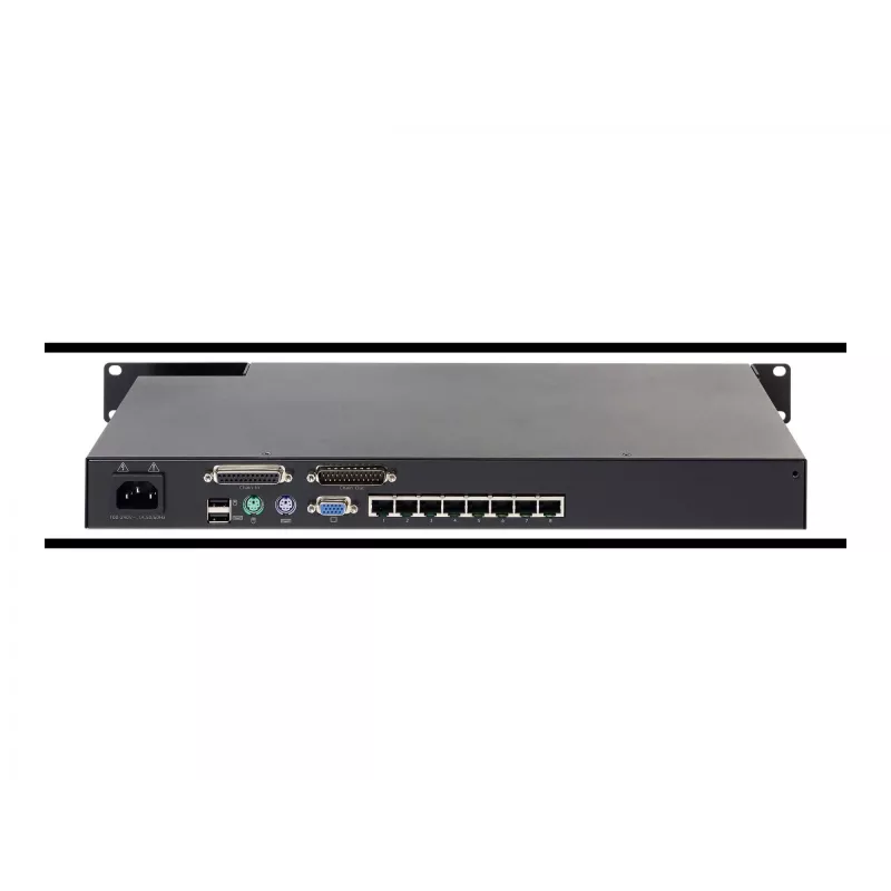 Switch KVM APC KVM0108A, 8 porte PS/2 VGA, rack 1U, 1600x1200, nero