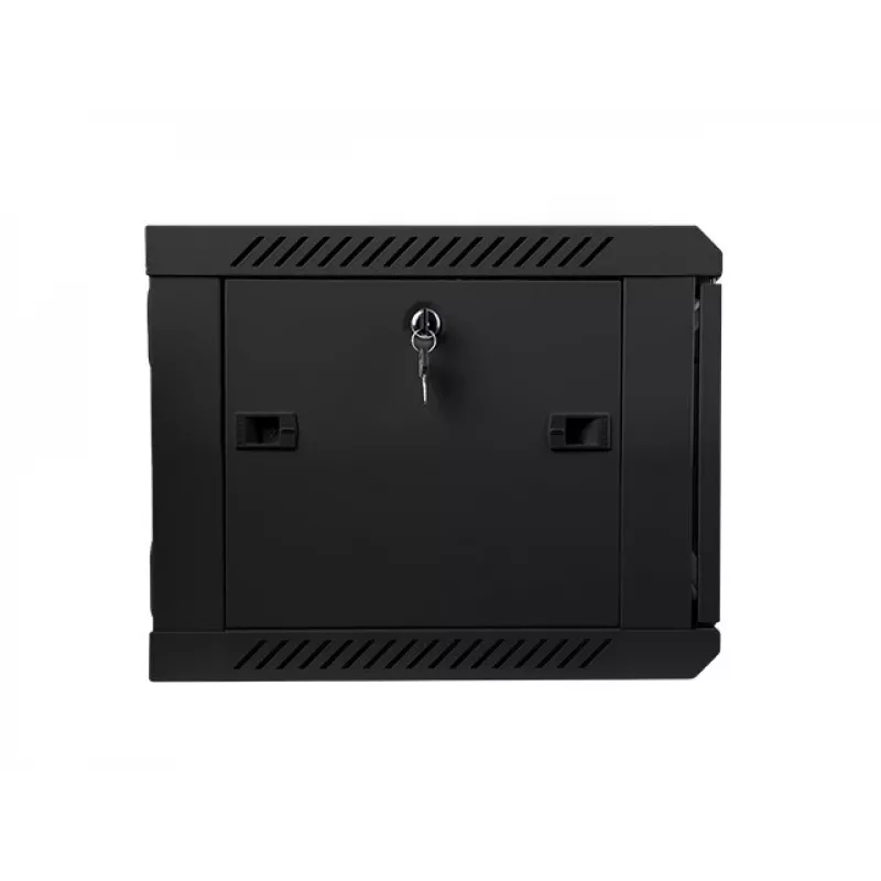 Lanberg WF01-6406-10B armadio rack da parete da 19 pollici, 6U, 600x450x368 mm, porta in vetro, 60 kg, nero