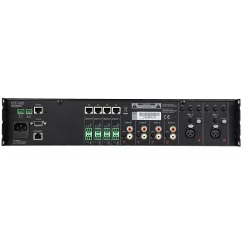 Amplificatore audio AUDAC MTX48 per uso domestico nero 80 dB SNR 20-20000 Hz