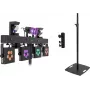 Set luci LED EUROLITE KLS Scan Pro Next Compact con stativo per altoparlante nero BPS-3